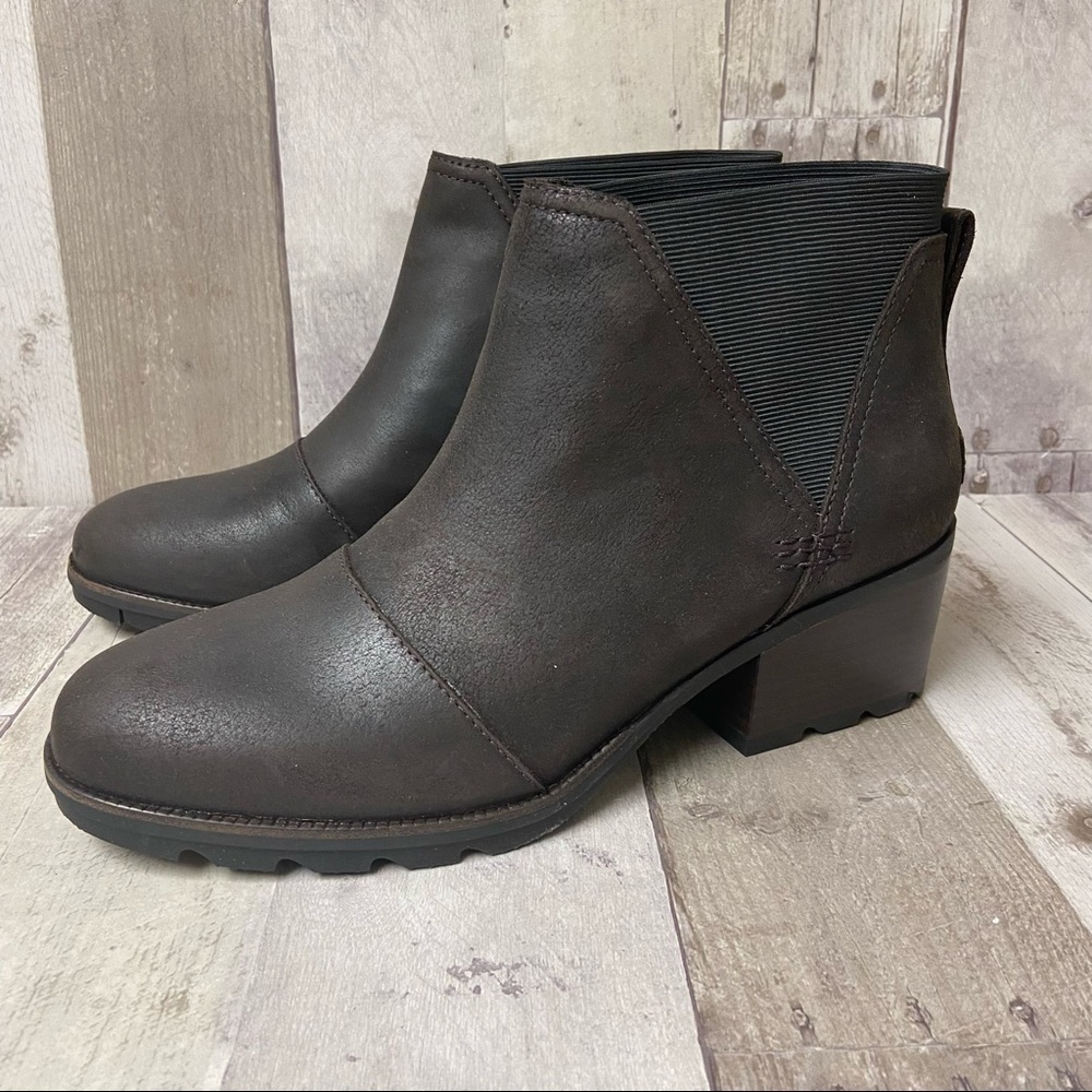 NWB Sorel Cate Lug Sole Chelsea Booties Size 11 - Picture 9 of 11
